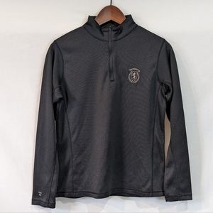 Antigua Turnberry Embroidered Athletic Quarter Zip Long Sleeve Size Small